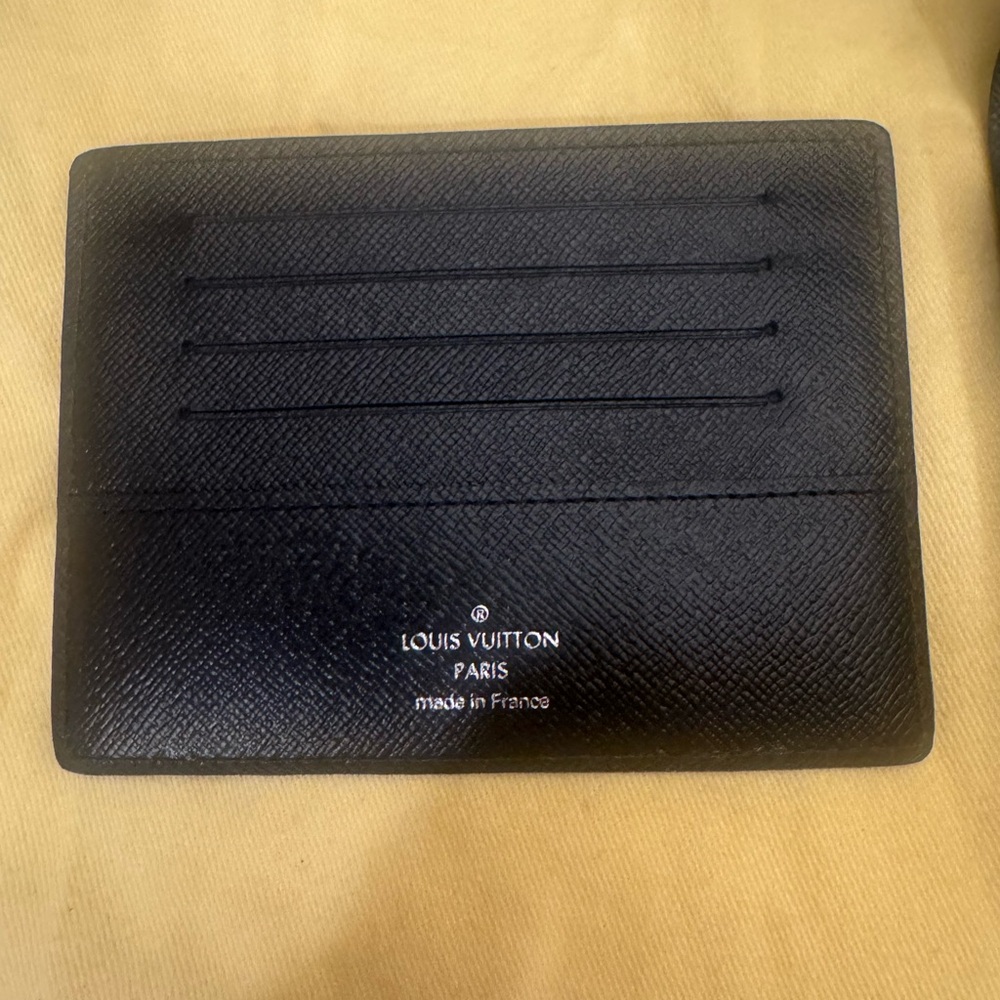 Louis Vuitton Black and Gray Checkered Accessory Trio - Picture 4 of 5